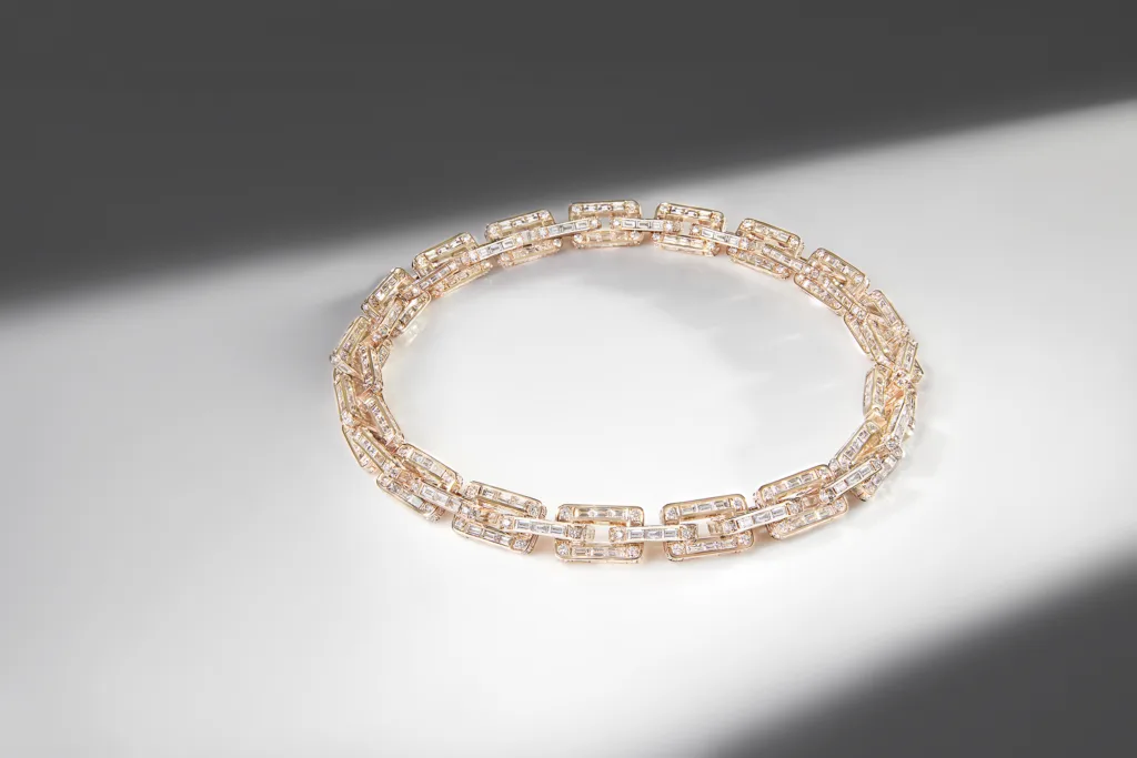 Diamond necklace illustrating high jewellery craftsmanship