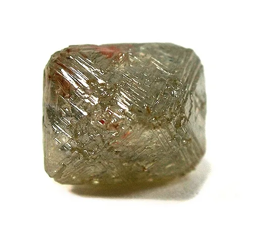 Natural rough diamond from the De Beers Mine in Kimberley, South Africa