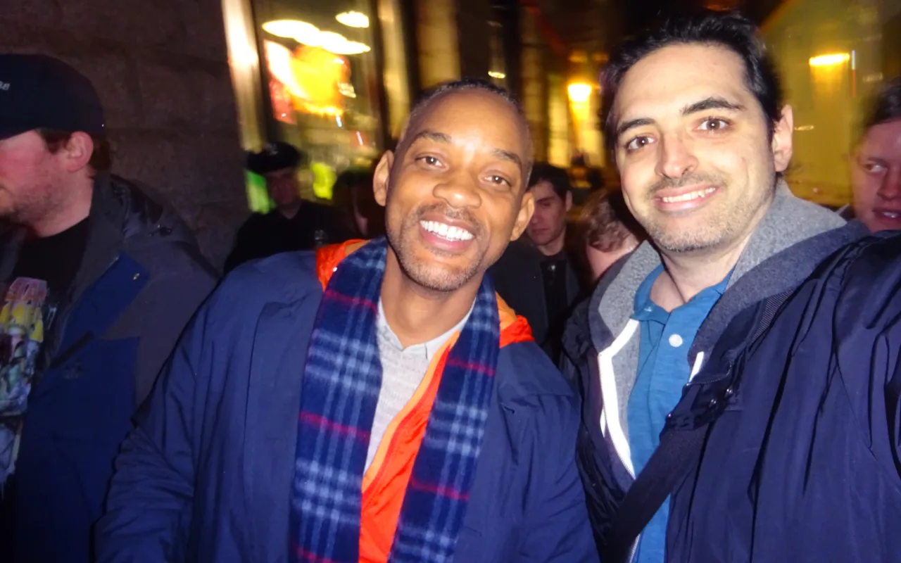 Will Smith, star of The Fresh Prince of Bel-Air, in a landscape photograph
