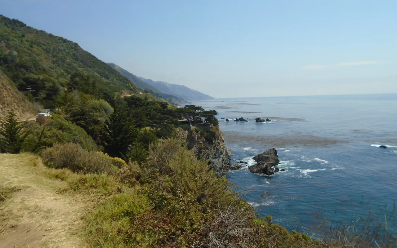 Big Sur coast in California, where Jon Hamm and Anna Osceola married in 2023