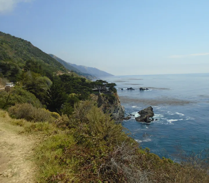 Big Sur coast in California, where Jon Hamm and Anna Osceola married in 2023