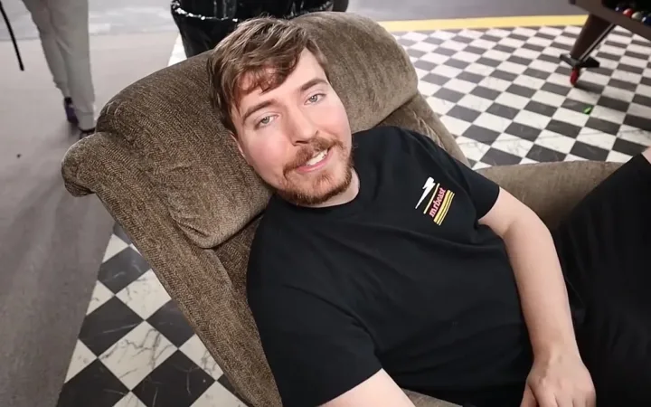 MrBeast, Jimmy Donaldson, in a creator video