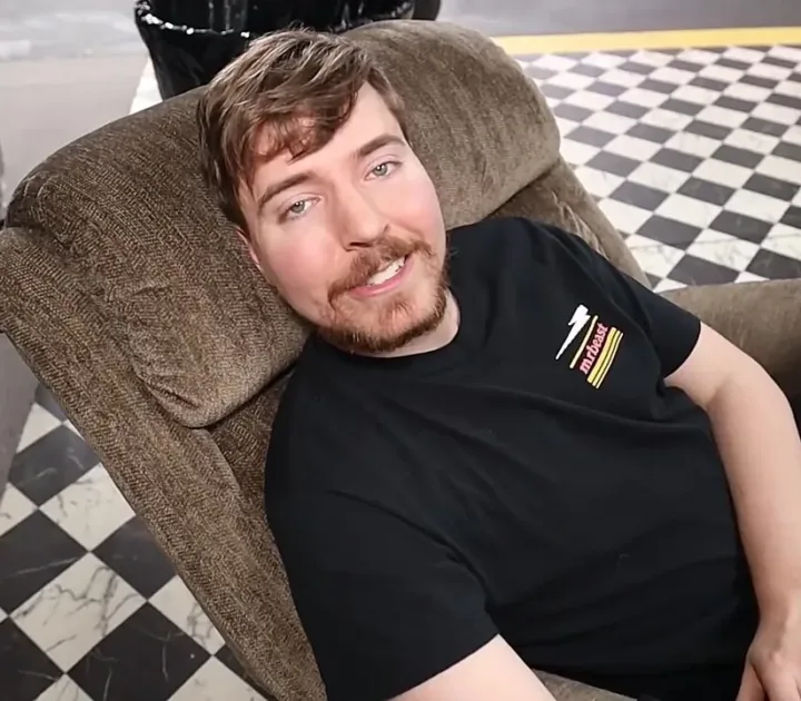 MrBeast, Jimmy Donaldson, in a creator video