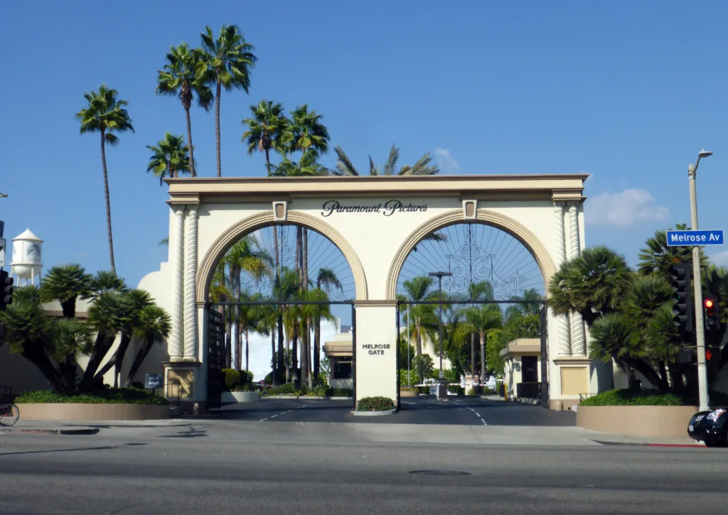 Paramount Pictures Melrose Gate in Hollywood