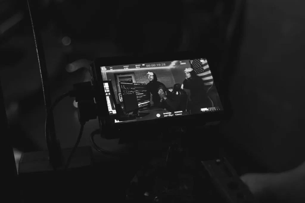 Studio monitor displaying a live stream, illustrating creator video moving into television-style distribution