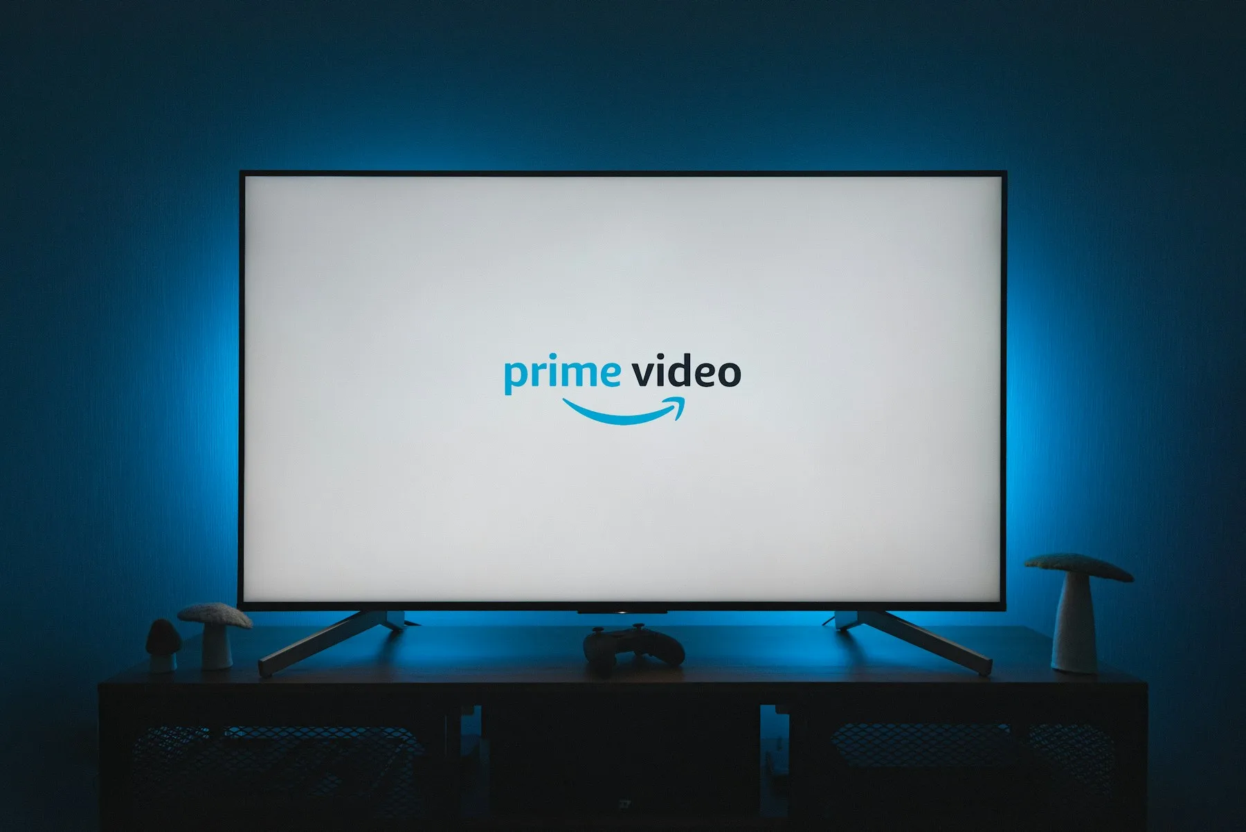 Open the featured image for Prime Video News Clips Turn Streaming Into a Faster News Habit Prime Video logo displayed on a television screen in a home entertainment setup
