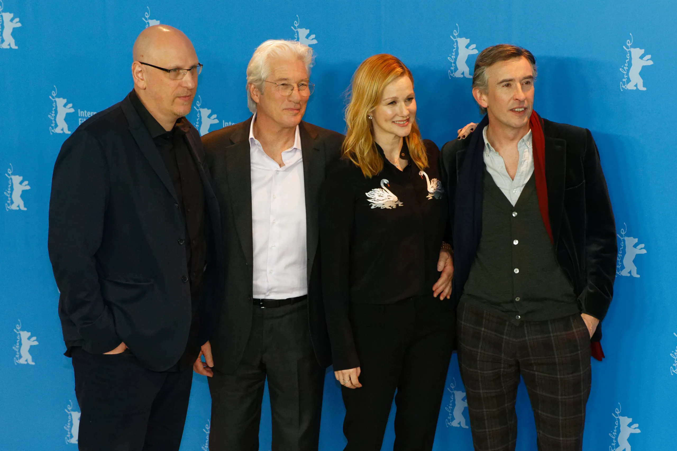 Richard Gere with the cast of The Dinner at the 2017 Berlin Film Festival