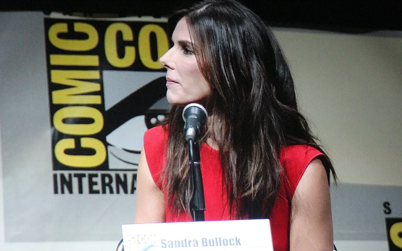 Sandra Bullock speaking at Comic-Con in 2013