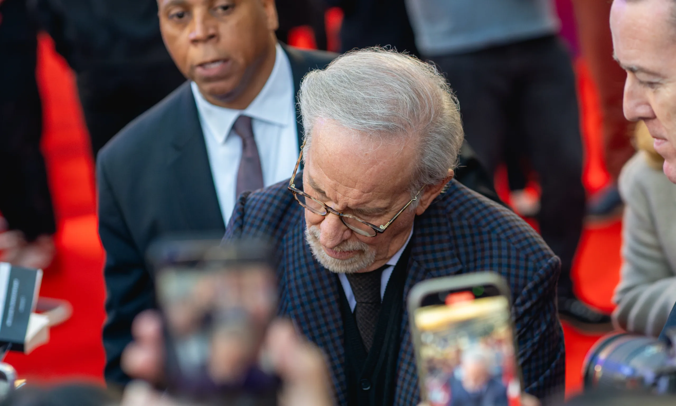 Open the featured image for Steven Spielberg Net Worth 2026: How Movies Built a $7.9 Billion Fortune Steven Spielberg at the Hamnet gala premiere in London in 2025
