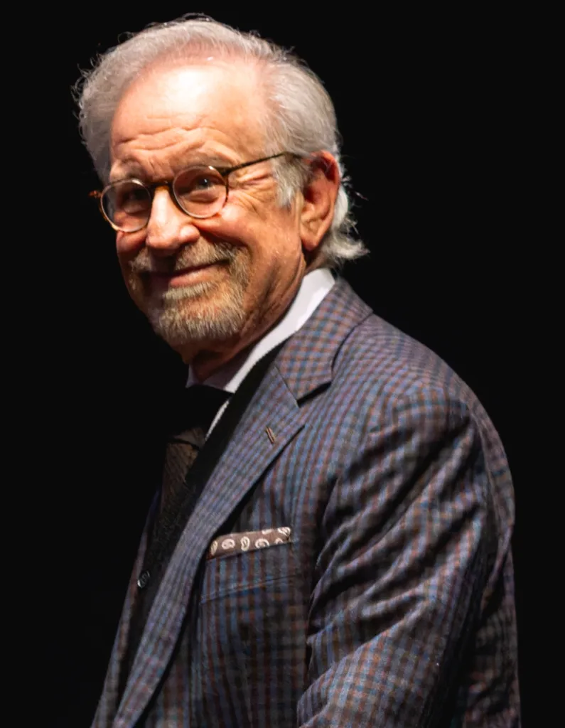 Steven Spielberg at the Hamnet gala premiere in 2025