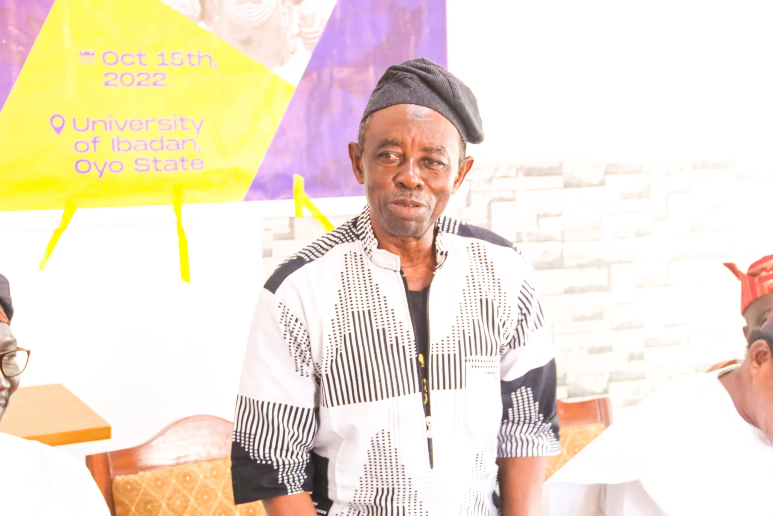 Open the featured image for Tunde Kelani Filmmaking Passion: Why Yoruba Stories Still Drive Him Tunde Kelani speaking during a public cultural event