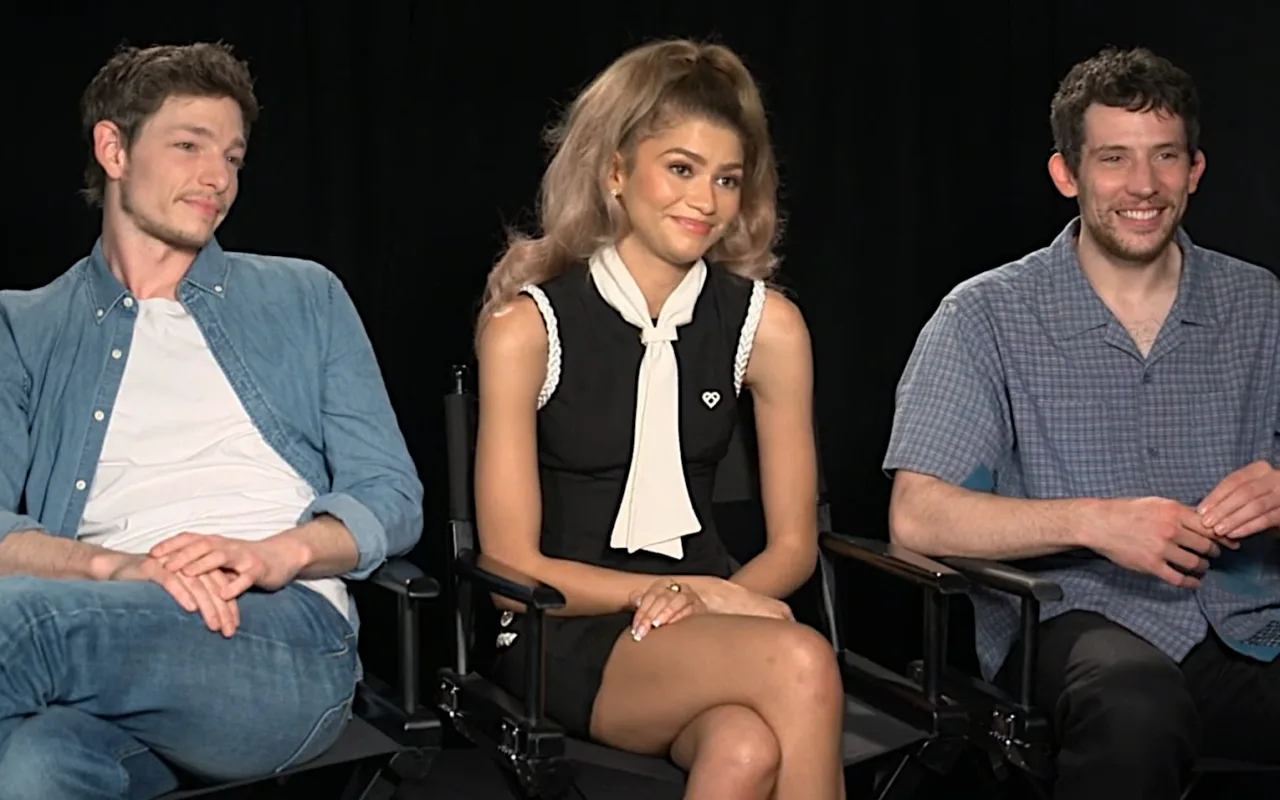 Zendaya with the cast of Challengers at a 2024 event
