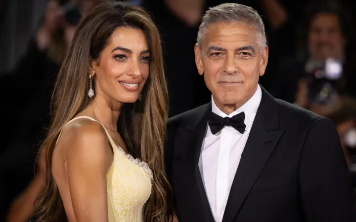 George and Amal Clooney together at the Venice Film Festival