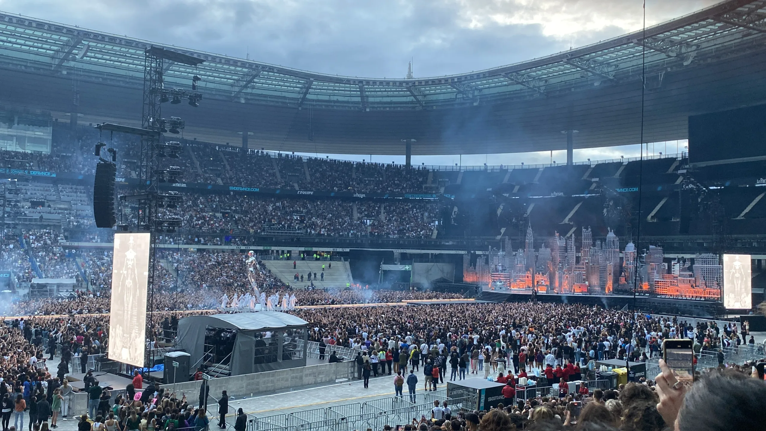 Open the featured image for The Weeknd JENNIE Seoul Surprise Finally Brings One of the Girls to the Stage The Weeknd performing during the After Hours Til Dawn tour in Paris
