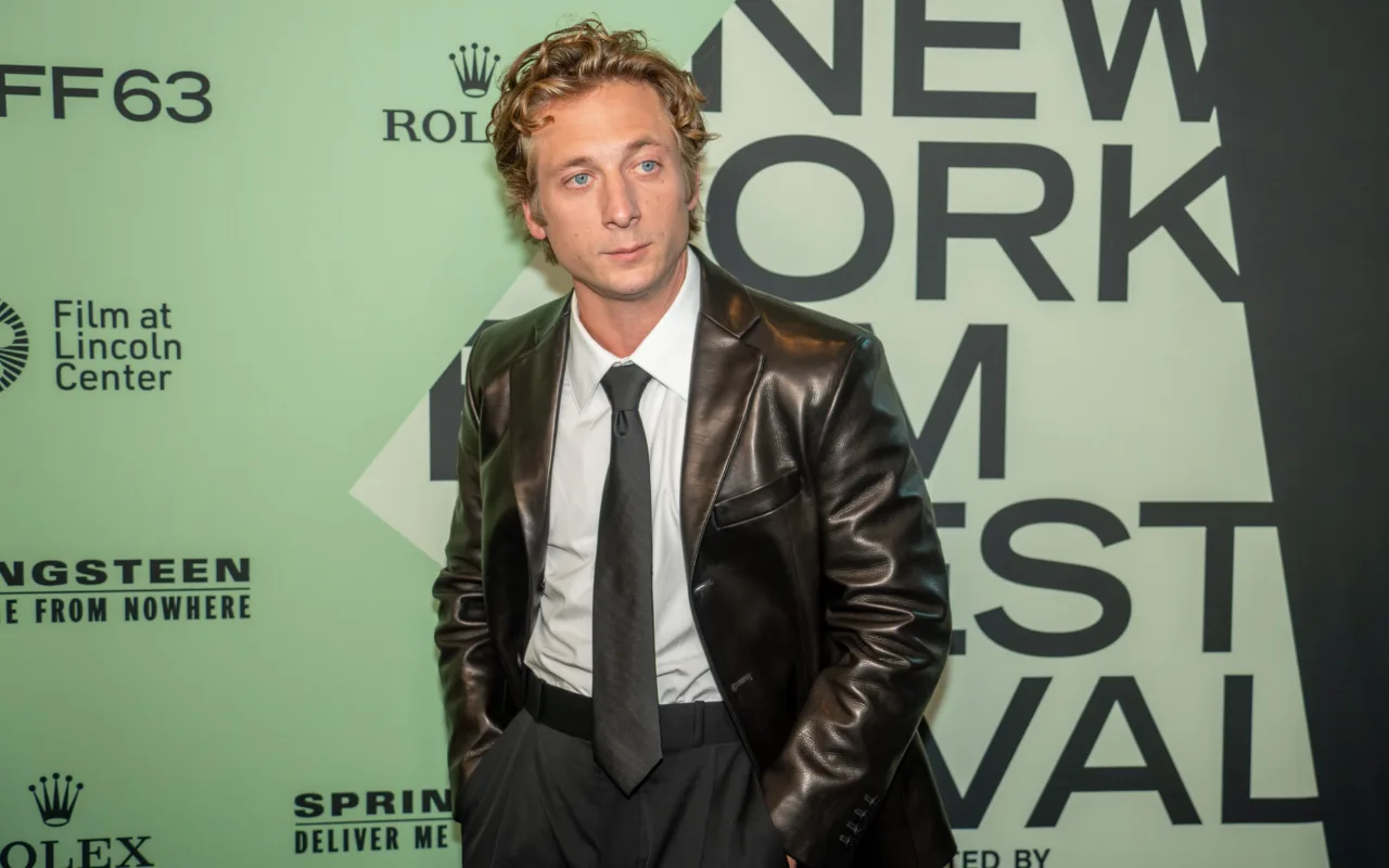 Jeremy Allen White at a public appearance for Springsteen: Deliver Me from Nowhere