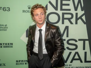 Jeremy Allen White at a public appearance for Springsteen: Deliver Me from Nowhere
