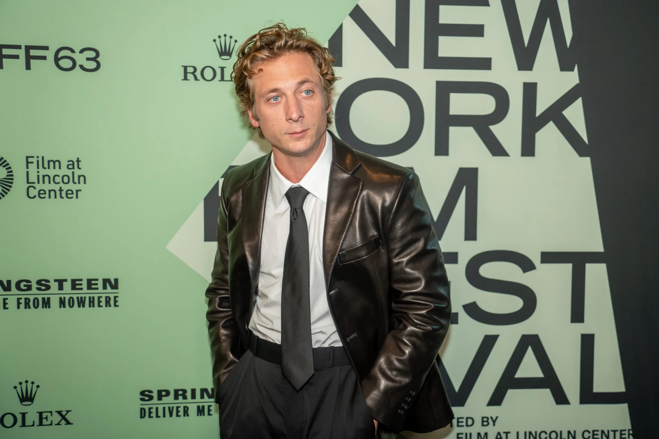 Jeremy Allen White at a public appearance for Springsteen: Deliver Me from Nowhere