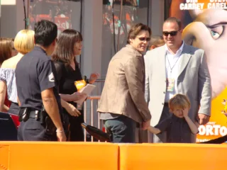 Jim Carrey attending the Horton Hears a Who premiere in 2008