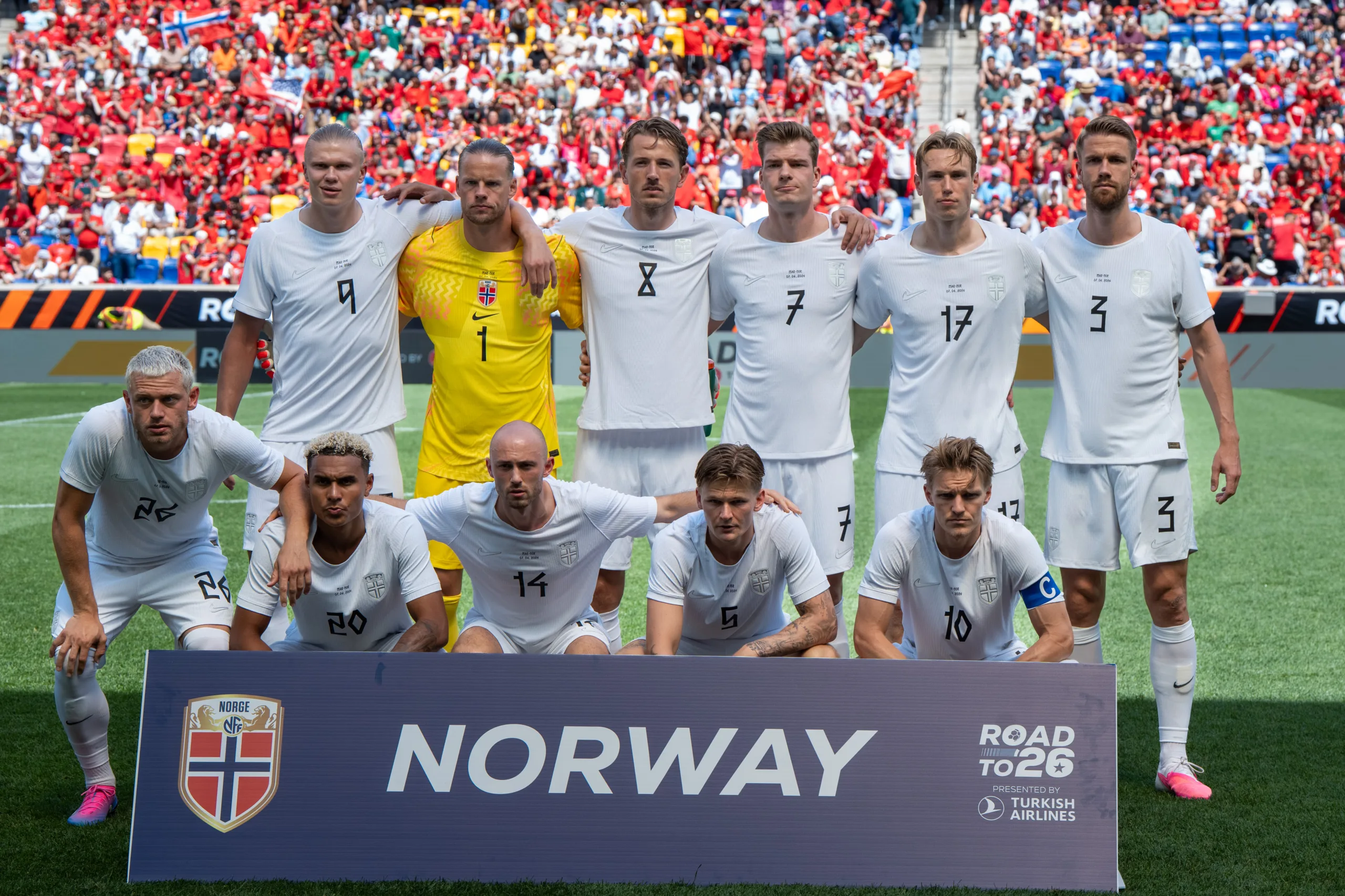 Open the featured image for Erling Haaland Workload Warning Grows as Norway Boss Says Striker Is Spent Norway national team including Erling Haaland before facing Morocco at the 2026 FIFA World Cup