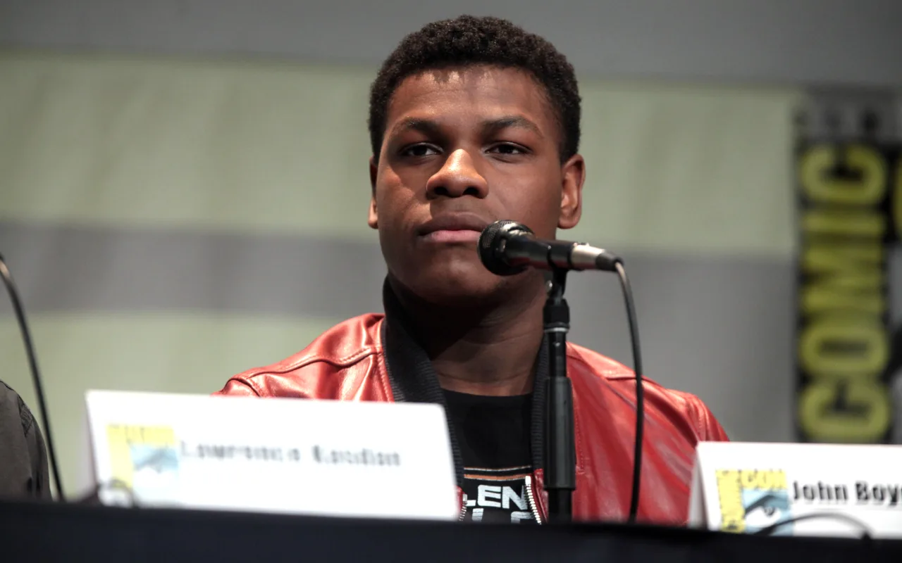 John Boyega speaking at San Diego Comic-Con