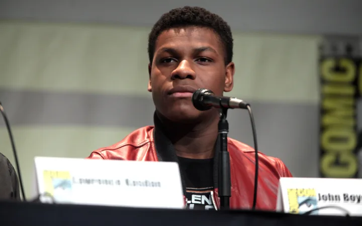 John Boyega speaking at San Diego Comic-Con