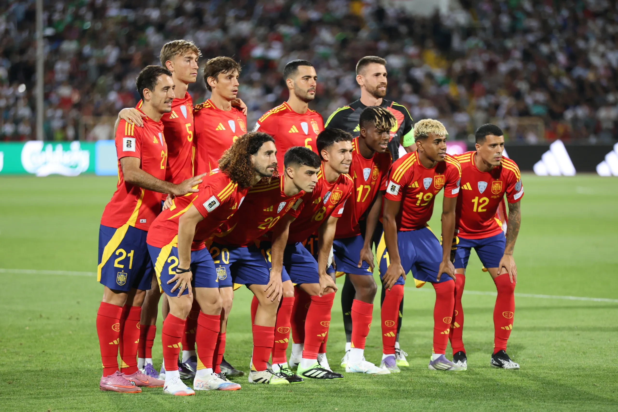 Open the featured image for Mikel Merino Spain Comeback Extends Unbeaten Run to 42 Games Spain national football team before an international match in 2025