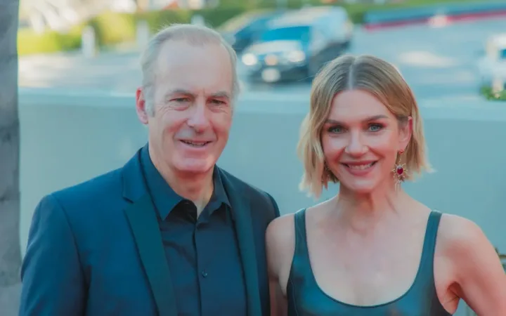 Bob Odenkirk on the left with Rhea Seehorn at the 53rd Saturn Awards in March 2026