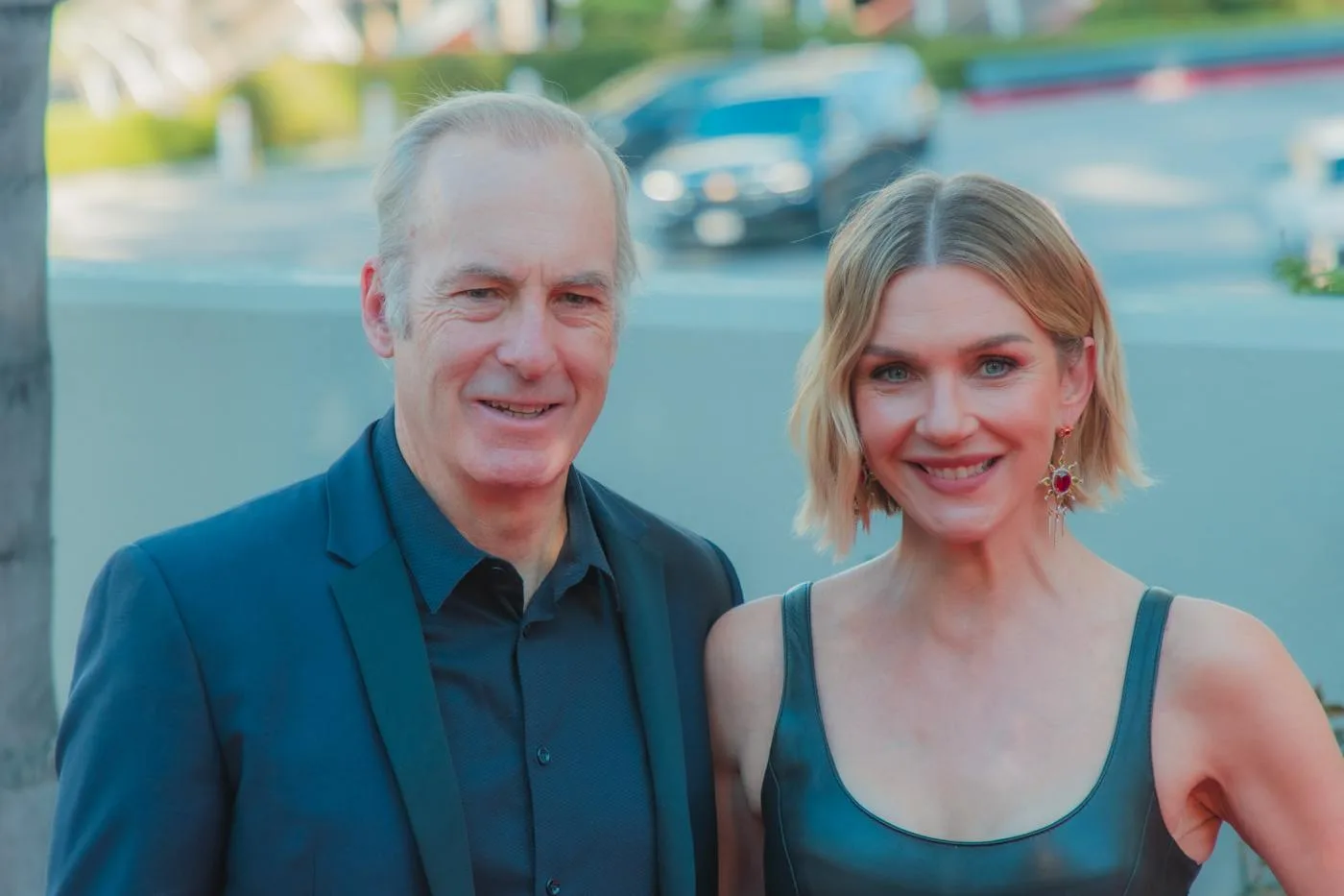 Bob Odenkirk on the left with Rhea Seehorn at the 53rd Saturn Awards in March 2026