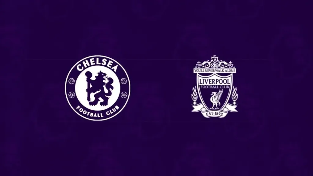 Chelsea match graphic representing a Premier League fixture at Stamford Bridge