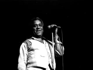 Dizzy Gillespie on stage at the Colonial Tavern in Toronto in August 1978
