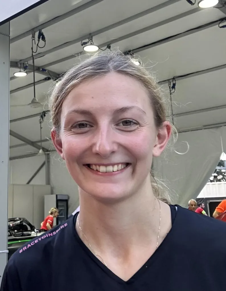 Doriane Pin at the 2024 Singapore F1 Academy round