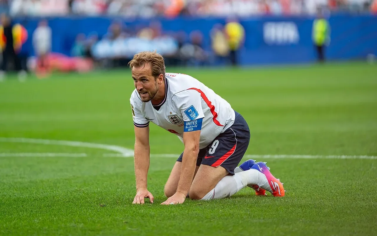 Harry Kane during his Bayern Munich career