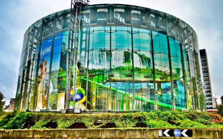 The BFI IMAX cinema building in London, photographed in 2011