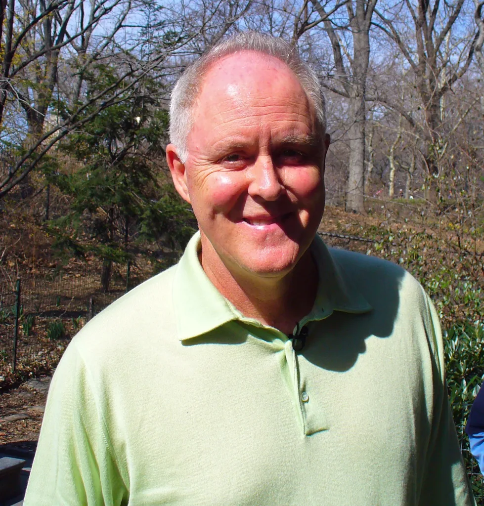 John Lithgow outdoors in Central Park in a March 2007 archive photograph