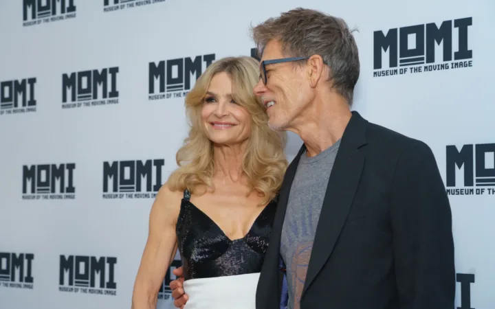 Kyra Sedgwick and Kevin Bacon at the 40th Annual Moving Image Awards in June 2026