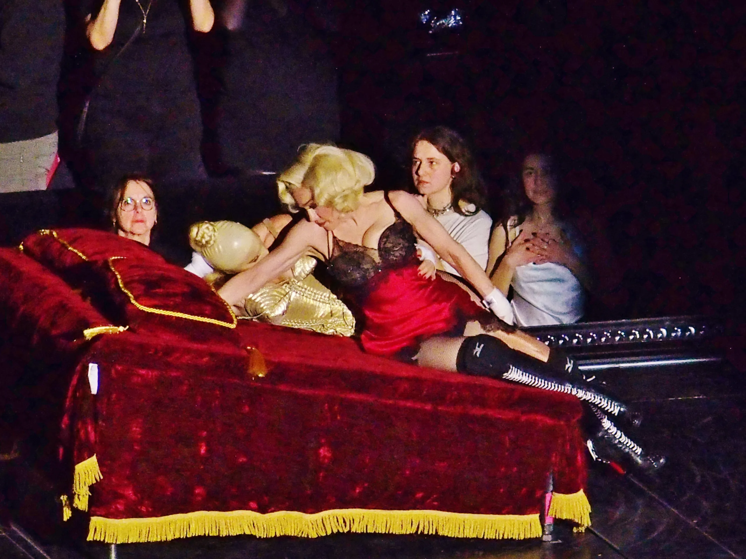 Open the featured image for Madonna 2026 VMAs Performance Turns a 23-Year Return Into a Pop Event Madonna performing on The Celebration Tour in Montreal