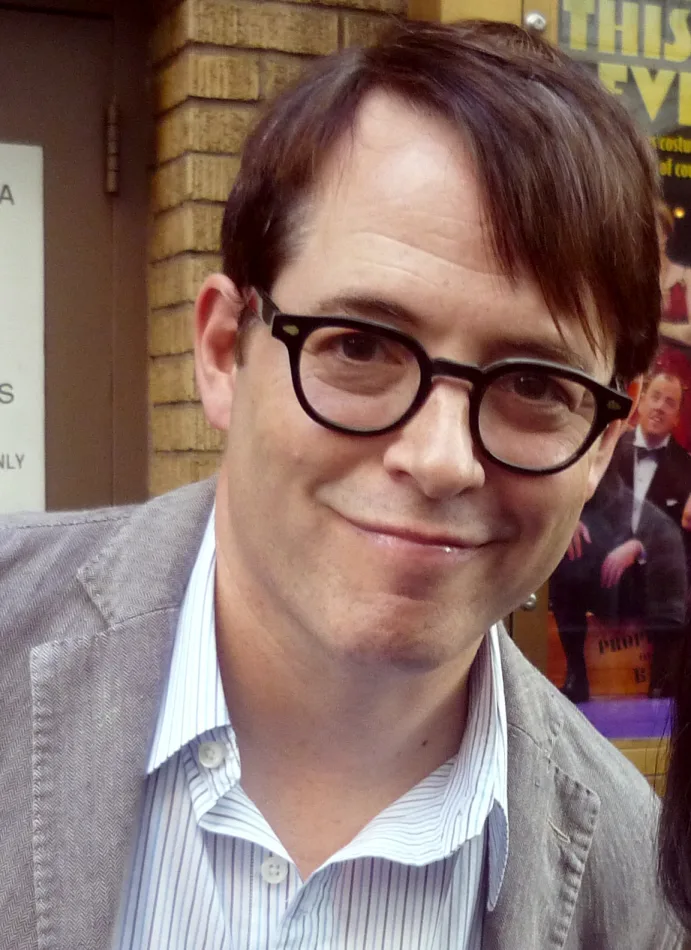 Matthew Broderick wearing glasses in an archive photograph from 2012
