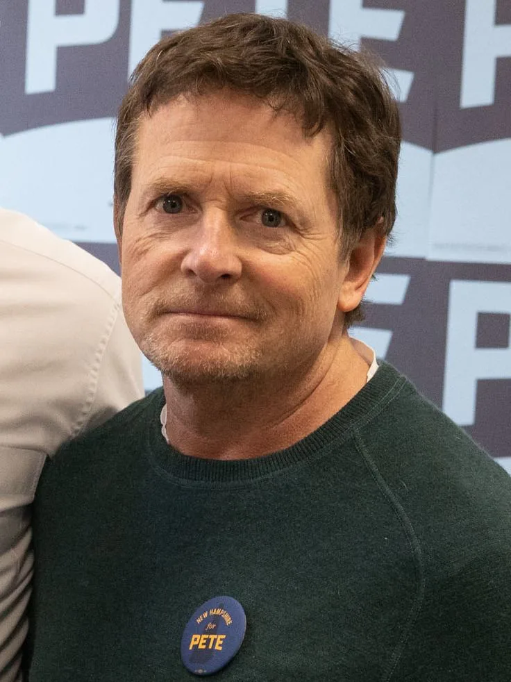 Michael J. Fox photographed at a public event in February 2020