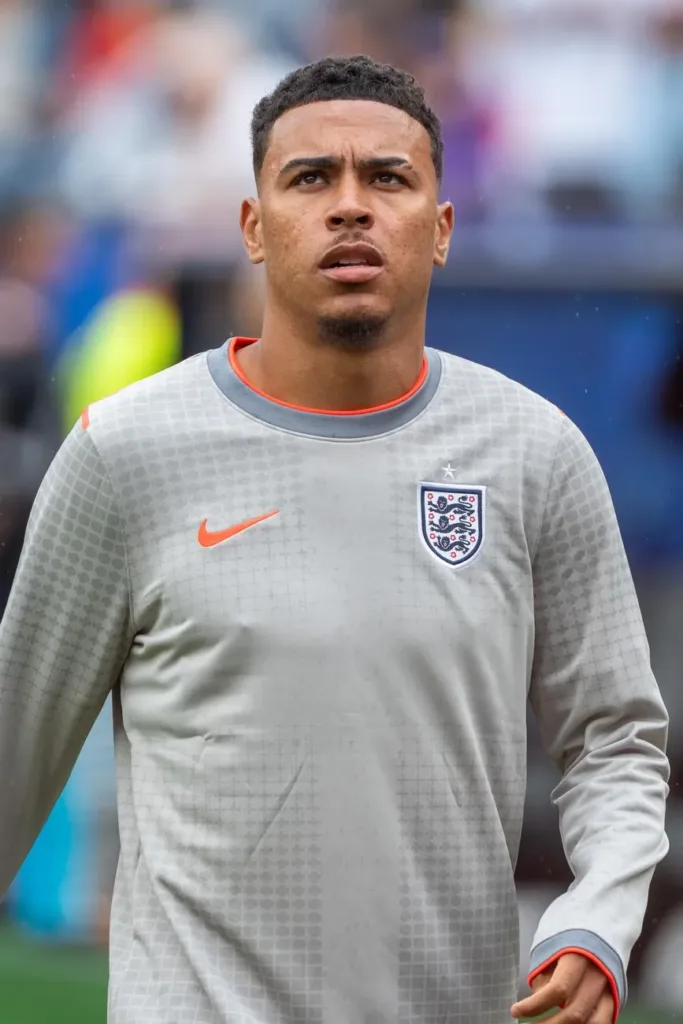 Morgan Rogers wearing England training kit at the World Cup in June 2026