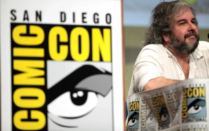 Peter Jackson at Comic-Con in 2014, pictured for the Weta deal retrospective