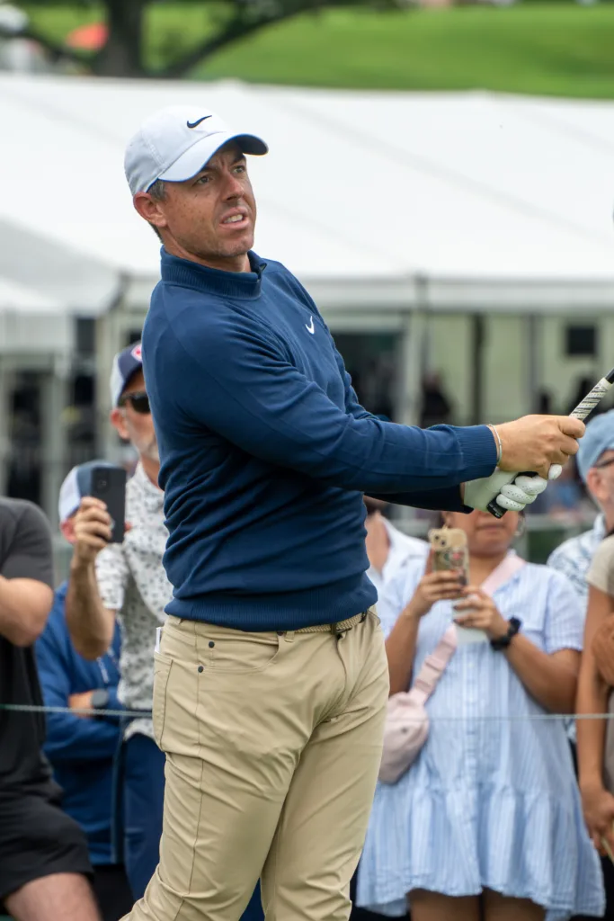 Rory McIlroy during the 2025 Travelers Championship