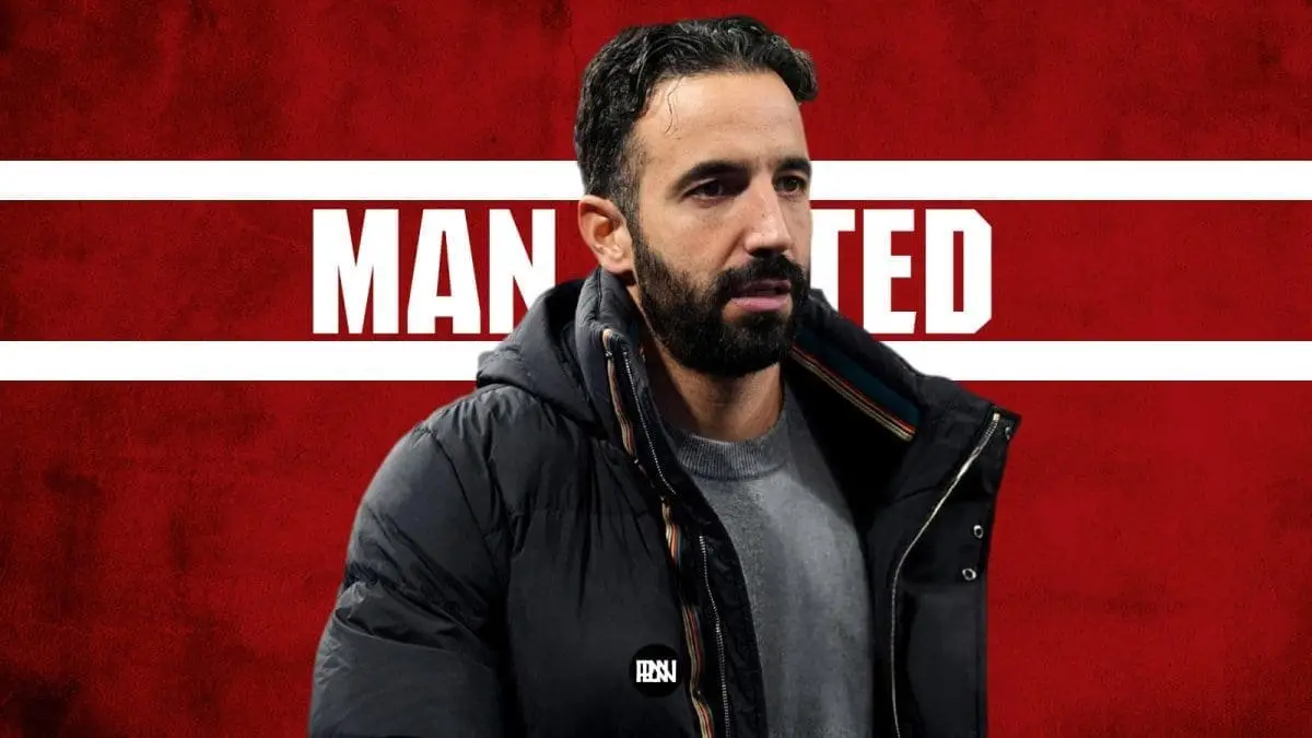 Manchester United player pictured during a matchday scene at Old Trafford