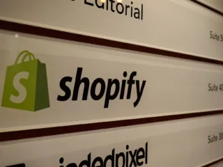 Shopify office directory sign in Toronto photographed in August 2015