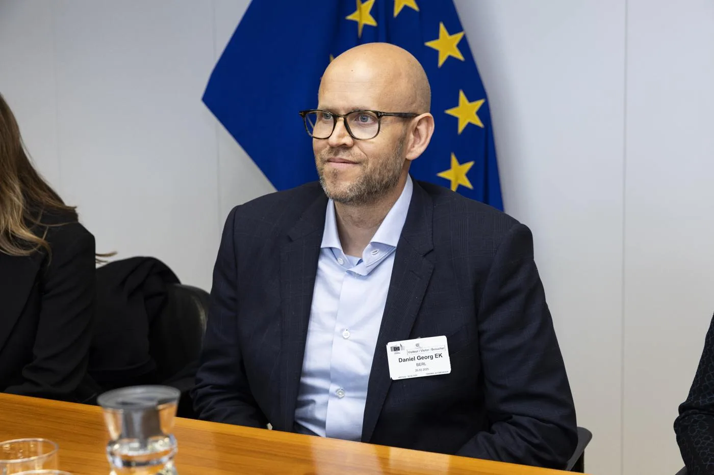 Spotify co-founder Daniel Ek during a 2025 visit to the European Commission