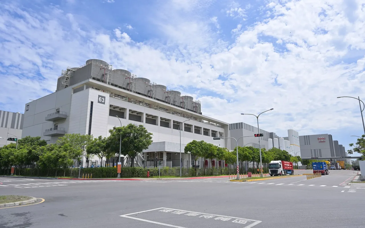 TSMC Fab 18 complex in Southern Taiwan Science Park photographed in May 2025
