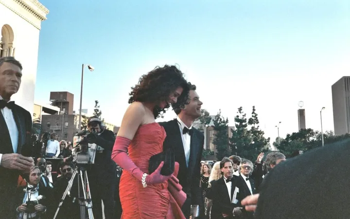 Rita Wilson and Tom Hanks at the 1989 Academy Awards