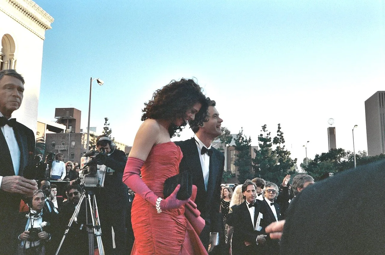 Rita Wilson and Tom Hanks at the 1989 Academy Awards