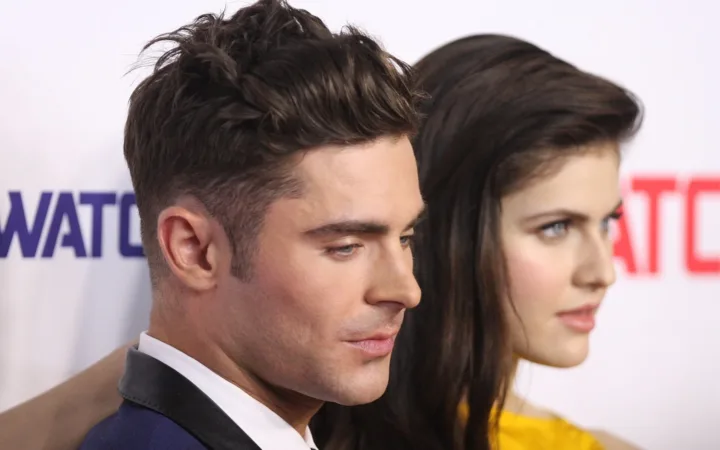 Zac Efron and Alexandra Daddario at the Sydney premiere of Baywatch in May 2017