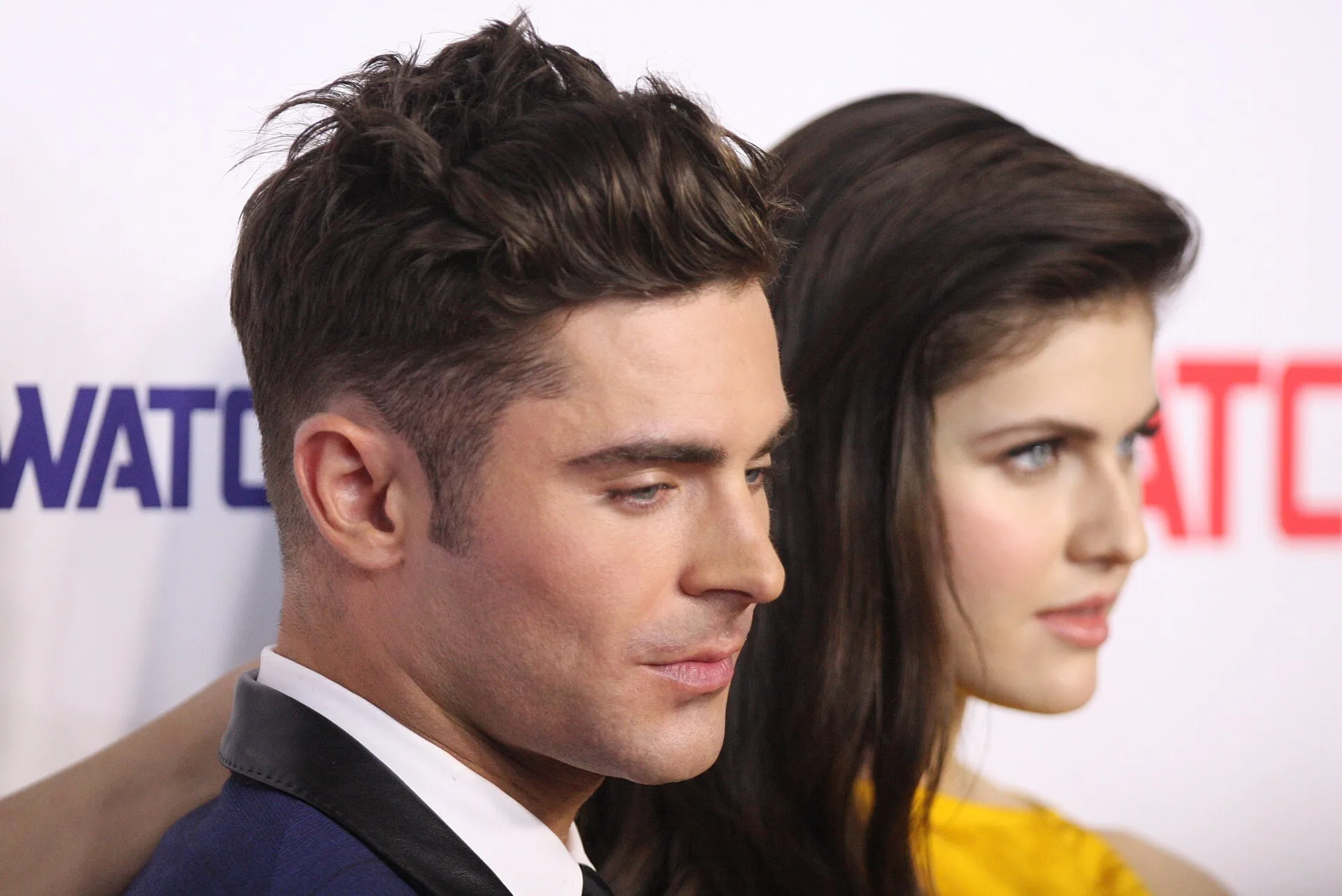 Zac Efron and Alexandra Daddario at the Sydney premiere of Baywatch in May 2017